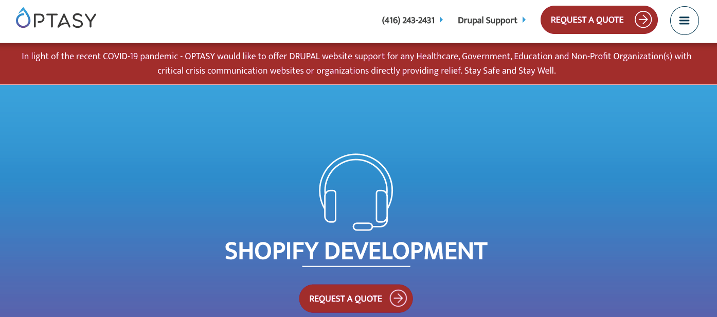 Optasy Shopify Toronto