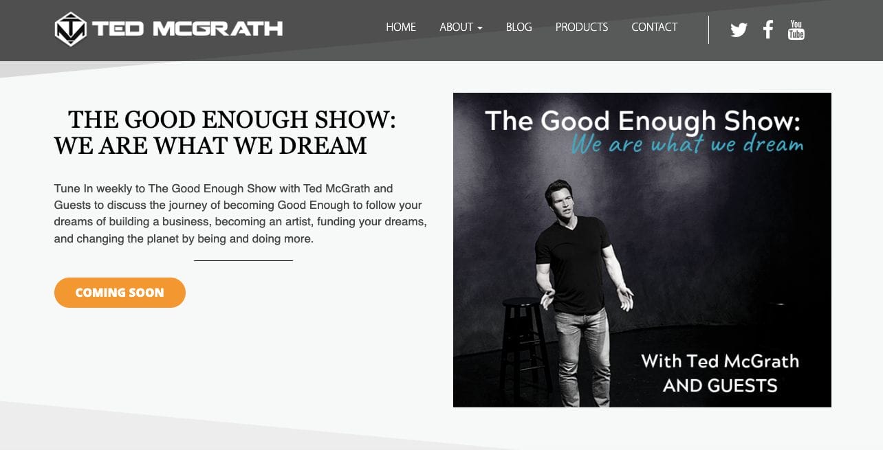 Ted Mcgrath Kajabi Landing Page