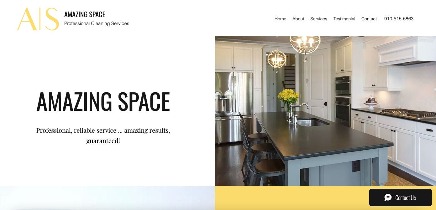 Amazing Space Cleaning Website Examples