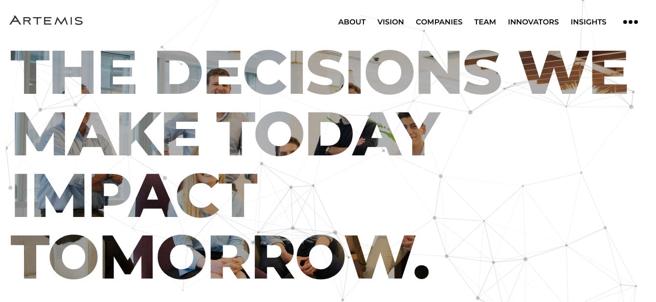 Artemis Financial Website Inspiration