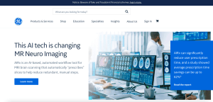 GE Biomedical Website Inspirations