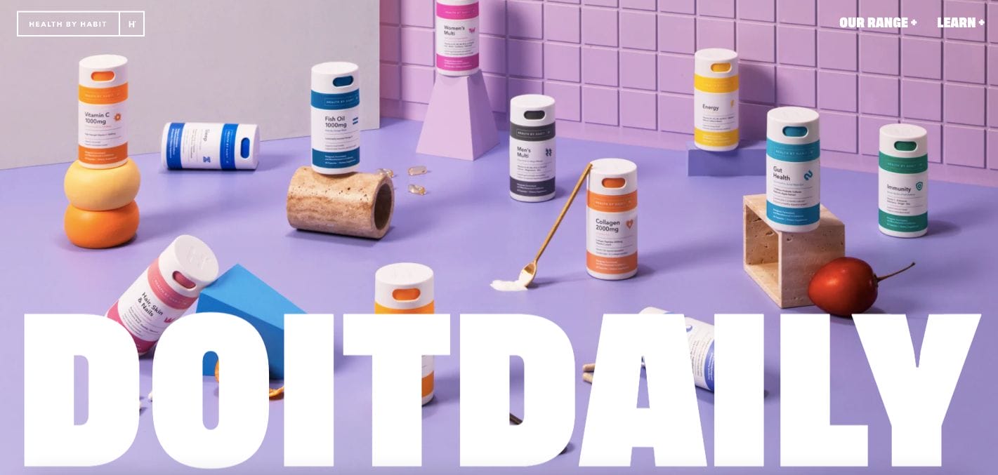 Health by Habit Biomedical Website Examples