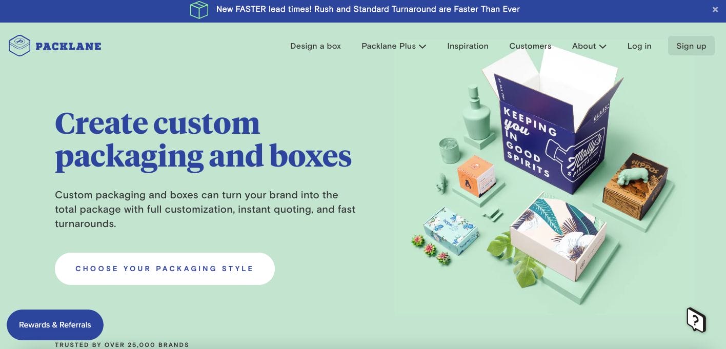 Parklane B2B Website Examples