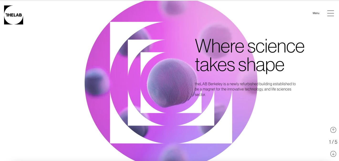The Lab Biotech Website Examples