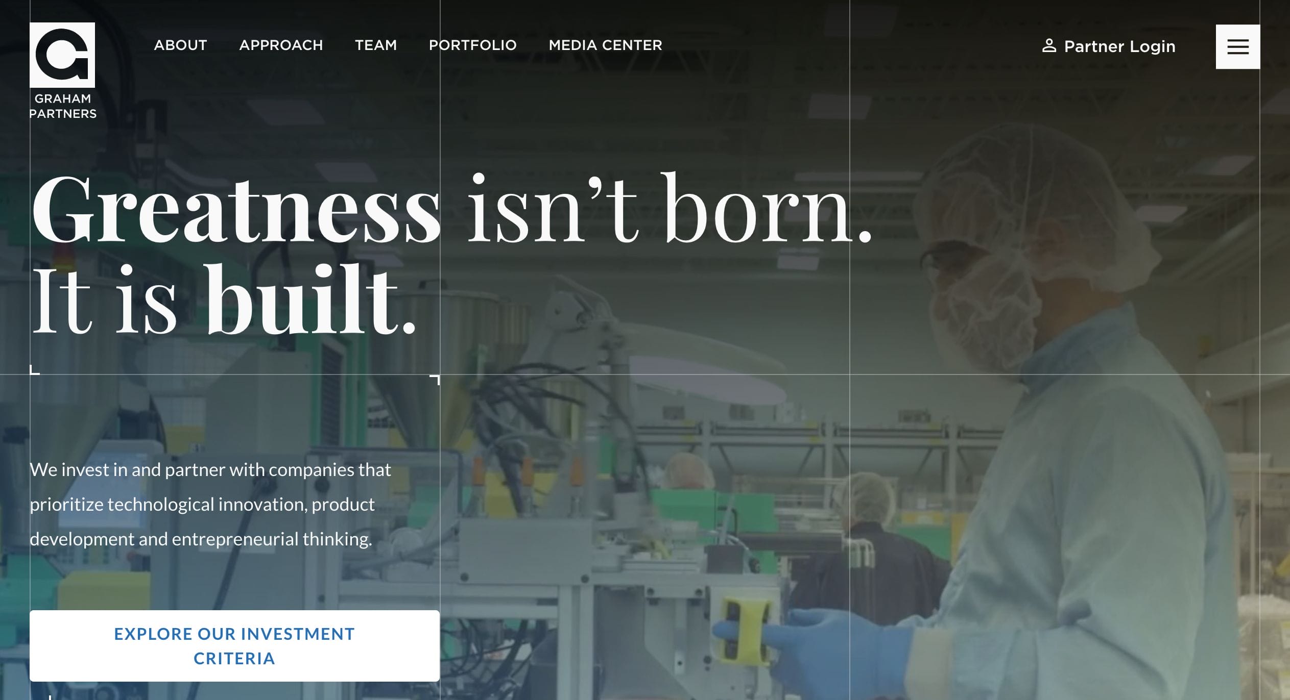 Graham Partners Web Design Example