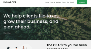 Liebert CPA Web Design Examples