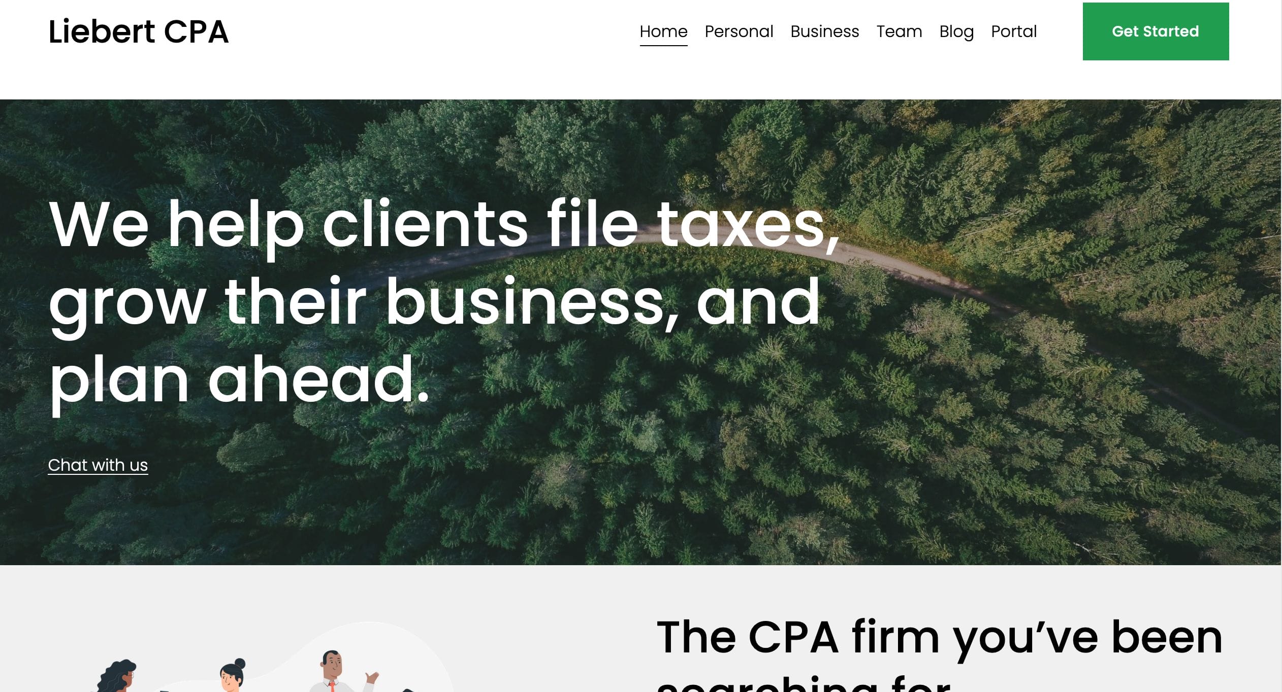 Liebert CPA Web Design Examples