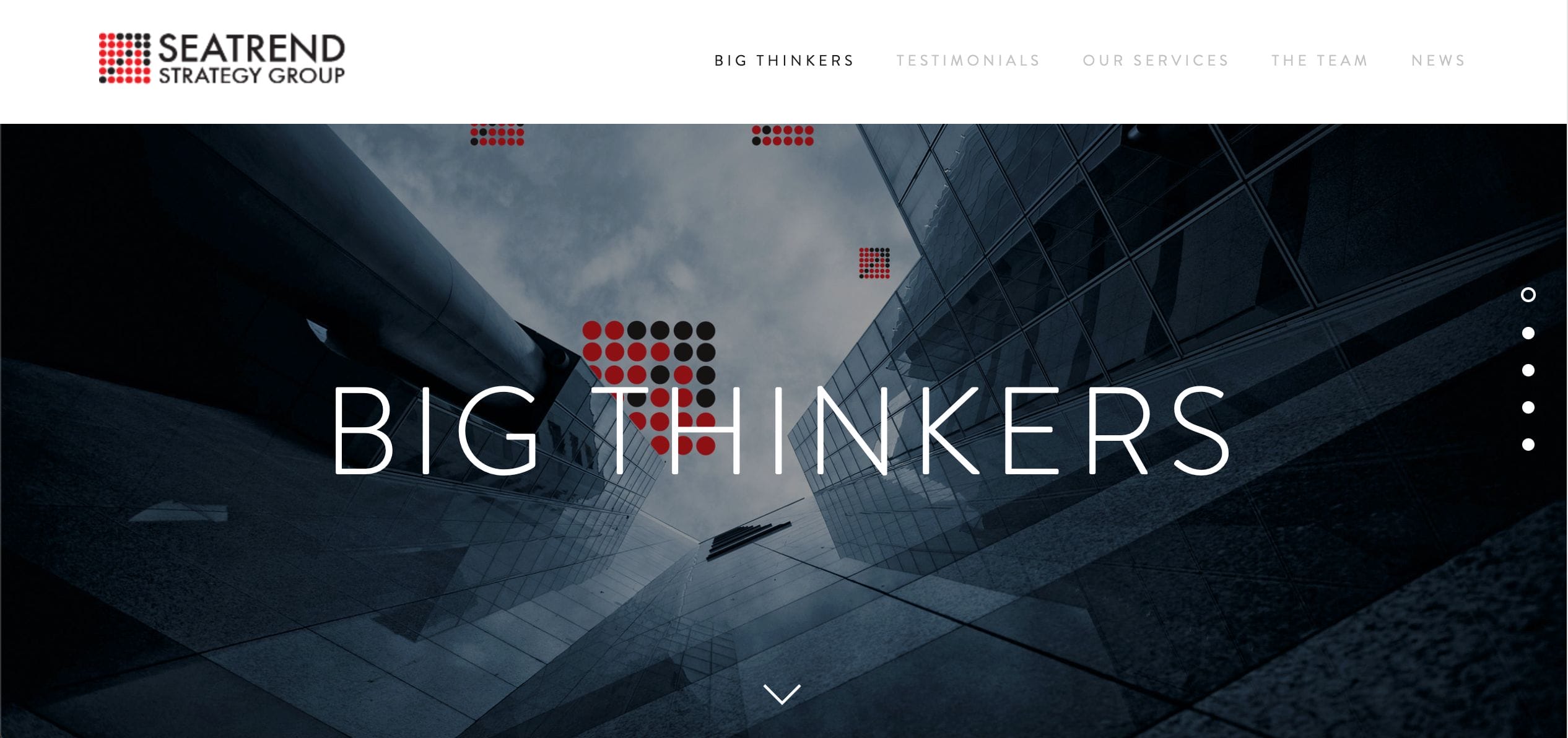 Seatrend Strategy Group Web Design Example