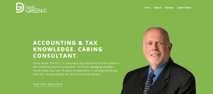 David Greene CPA Website Examples