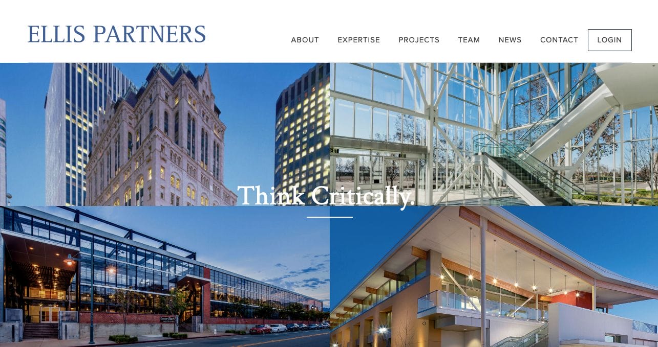 Ellis Partners Commercial Real Estate Website