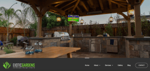 Exotic Garden Landscaping Website Examples