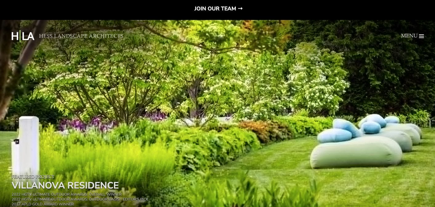 Hessla Landscaping Website