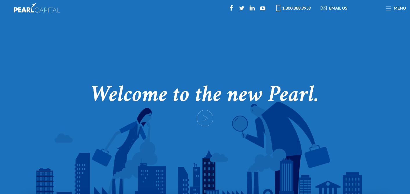 Pearl Capital Financial Services Website Examples