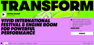 Transform Event Website Design Examples
