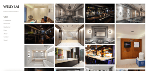 Welly Lai Interior Design Website Examples