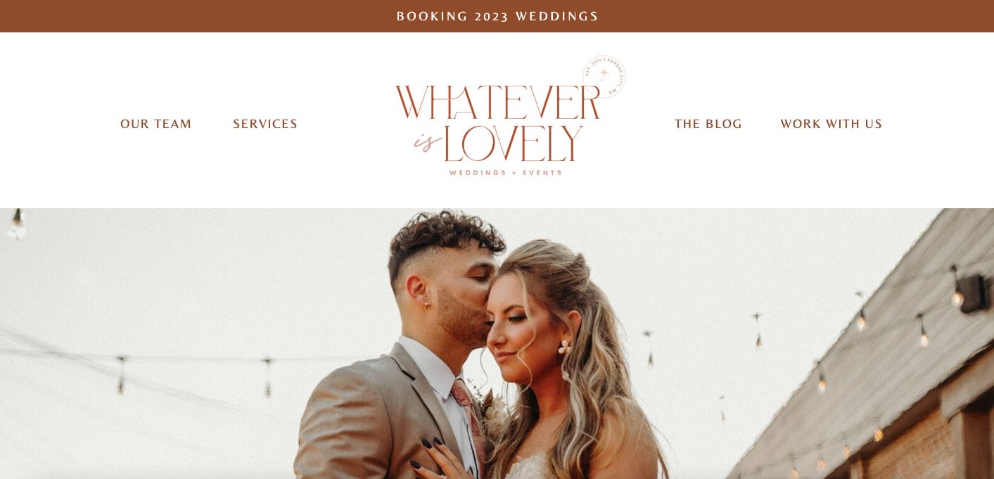 Whatever is Lovely Event Website