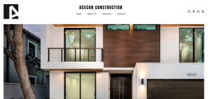 acecon construction webs design examples