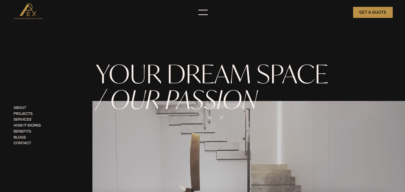 APEX General Construction Website Examples