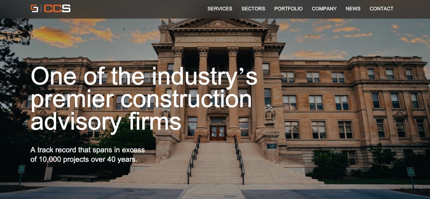 CCS Construction Website