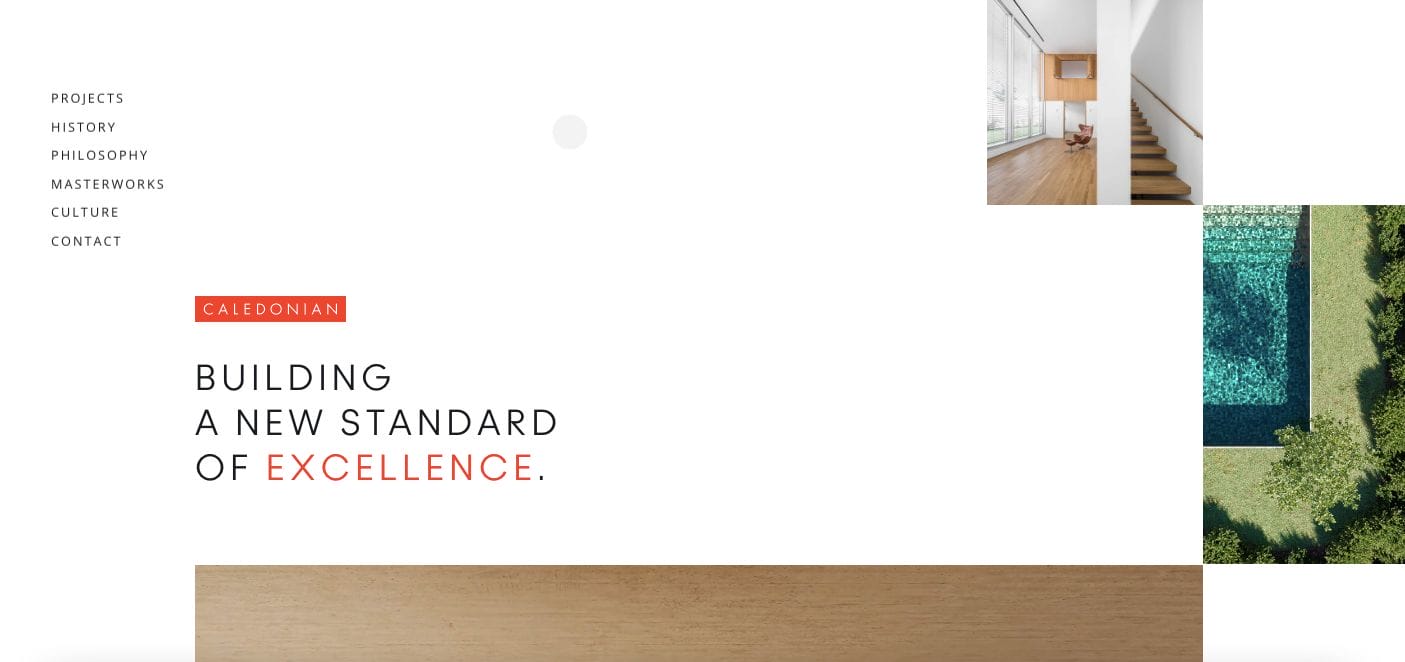 Caledonian General Construction Website Examples