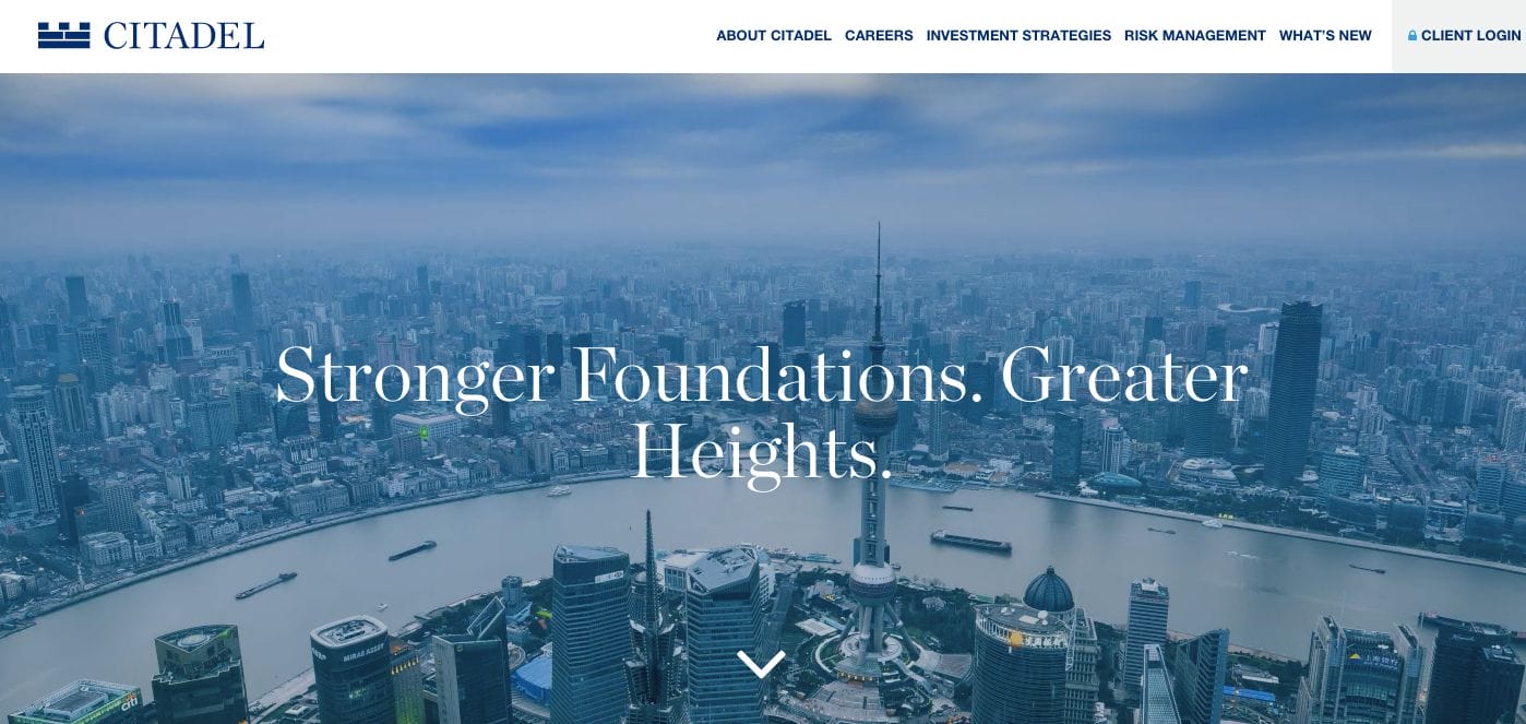 Citadel Hedge Fund Website Examples
