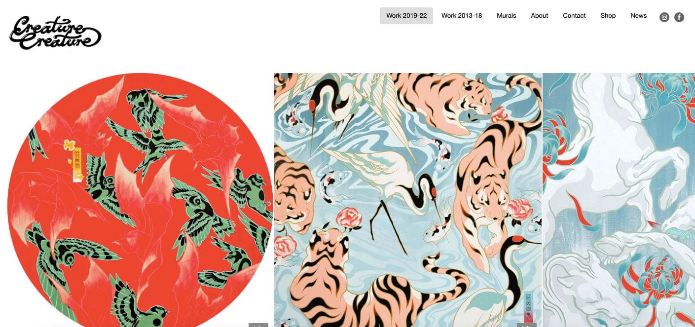 Creative Creative Painting Website Design Examples