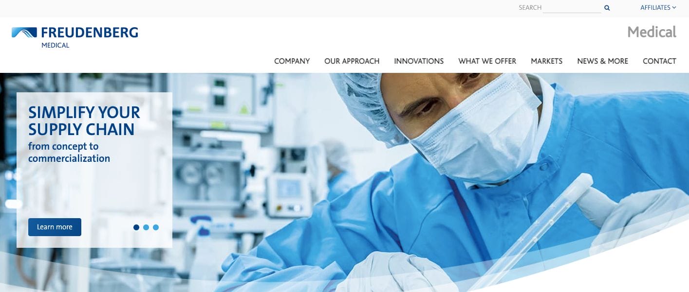 Freudenburg Medical Website Design Examples