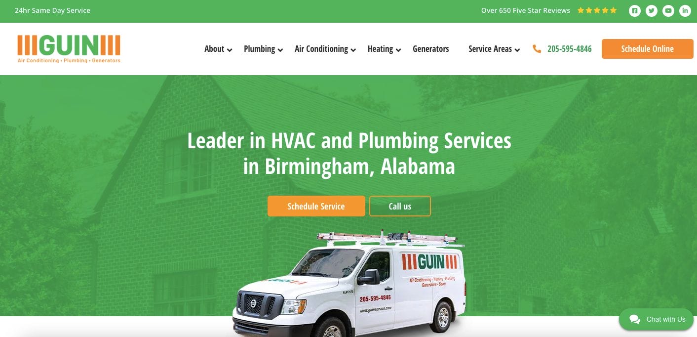 Guin HVAC Website