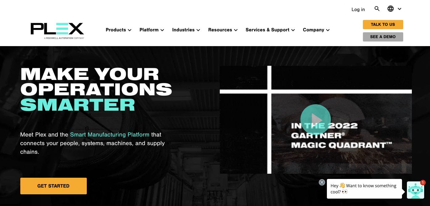 Plex Manufacturing Website Examples