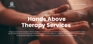 Hands Above Therapy Websites Examples