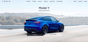 Tesla Tech Company Website Examples