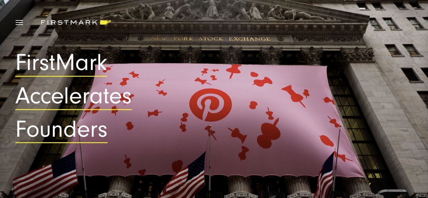 Venture Capital Web Design Inspiration First Mark