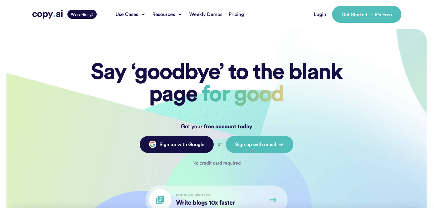 CopyAI Copywriting Tools