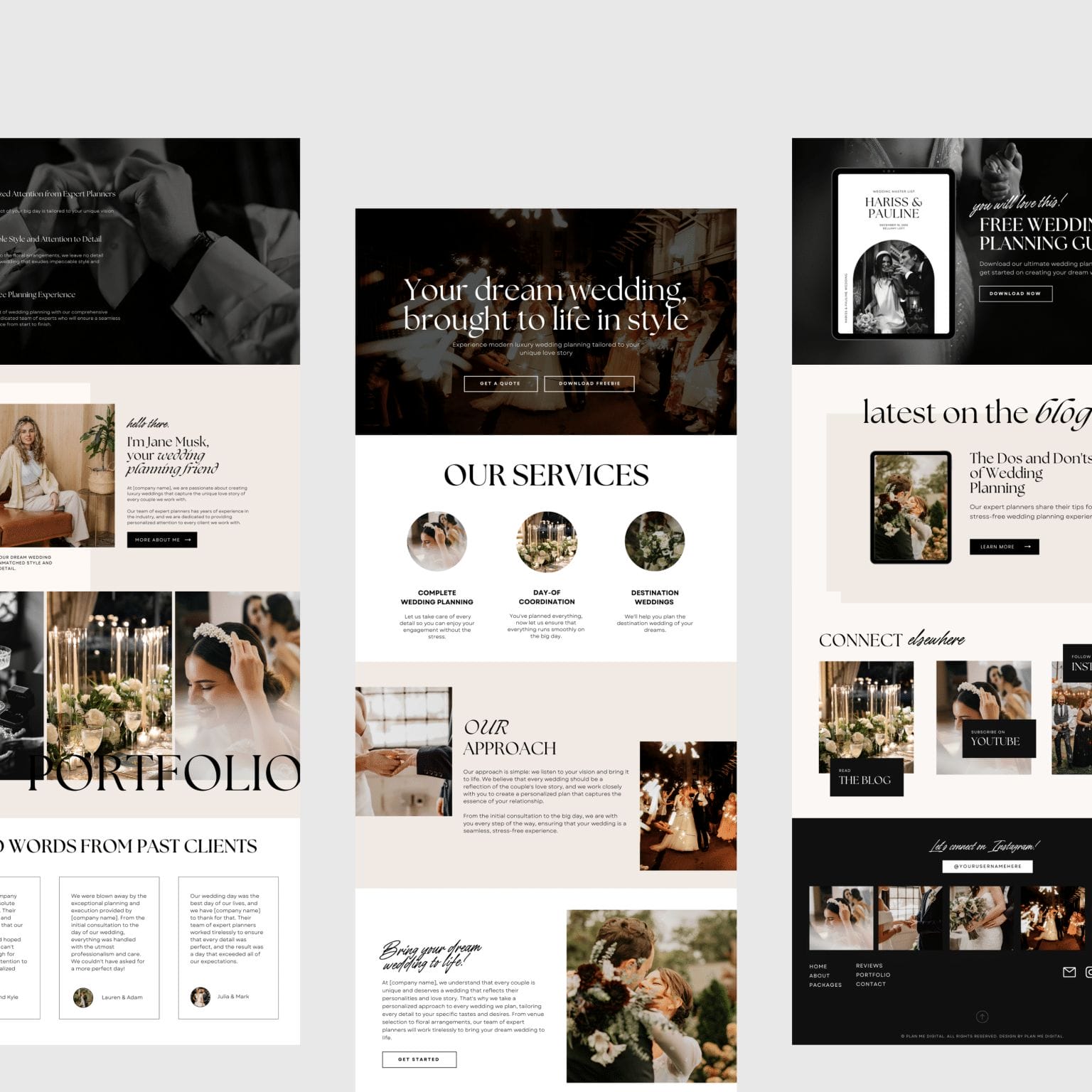 wedding planner website
