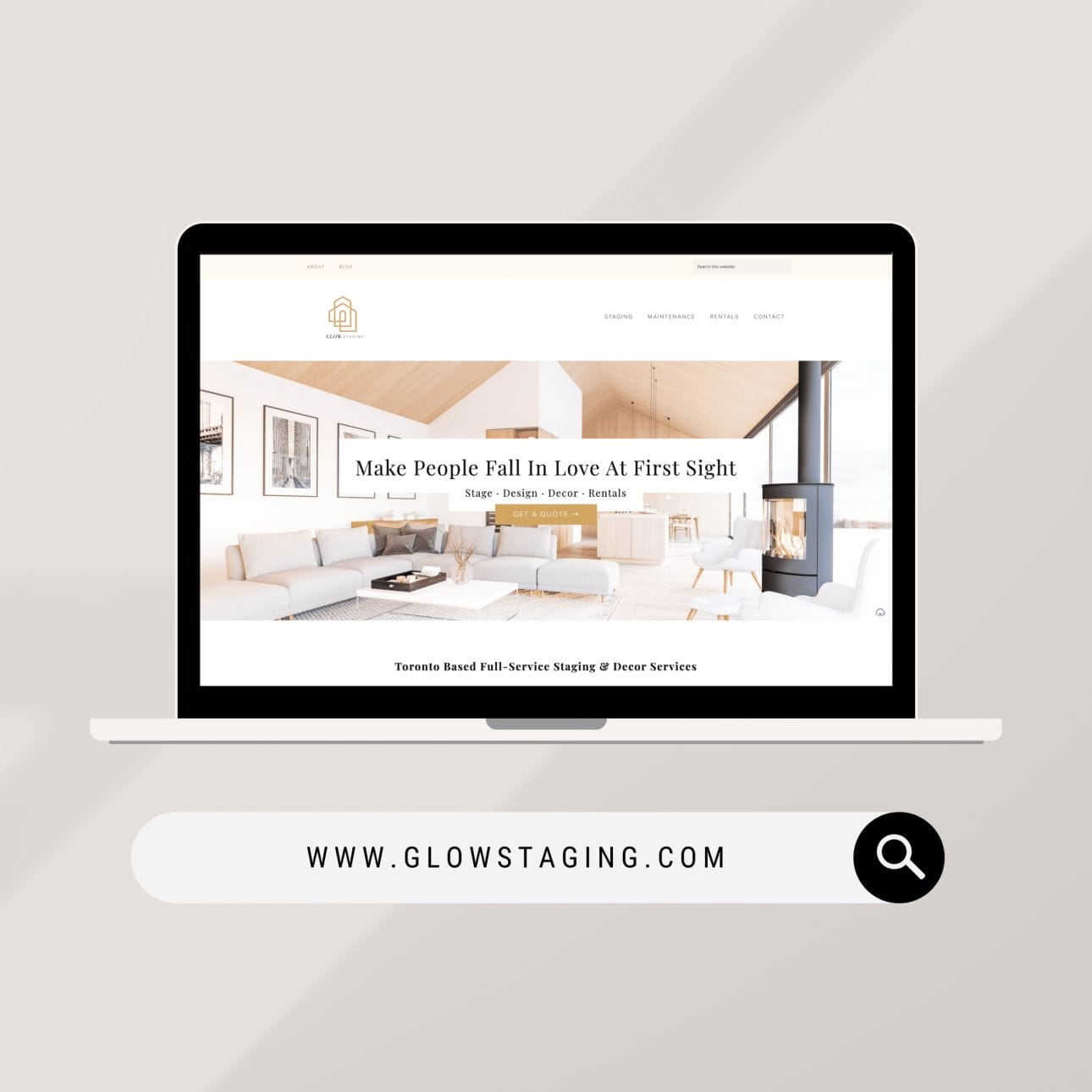 real estate web design and branding